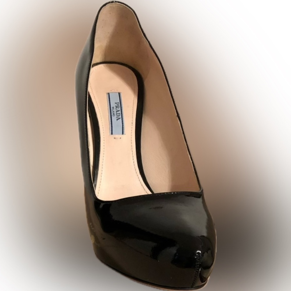 Prada patent leather heels